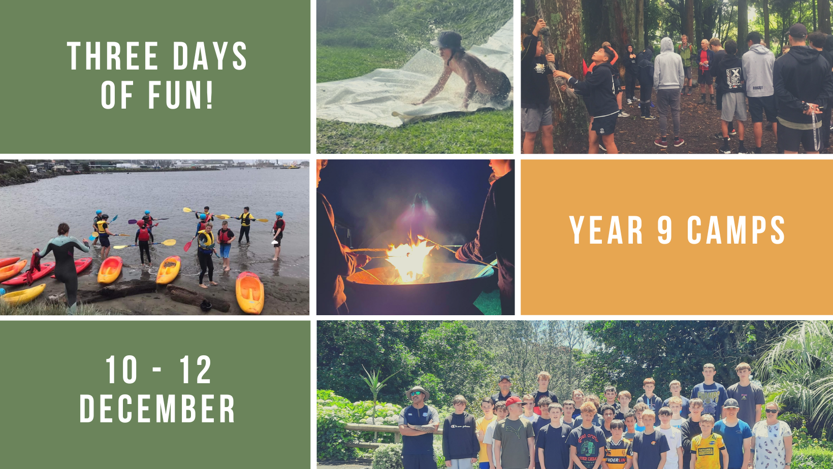 Year 9 Camps (facebook Cover)