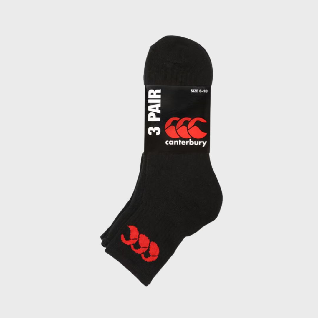 Rugby Tour Canterbury Quarter Crew Sock 